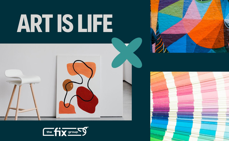 Createive services image - art is life.